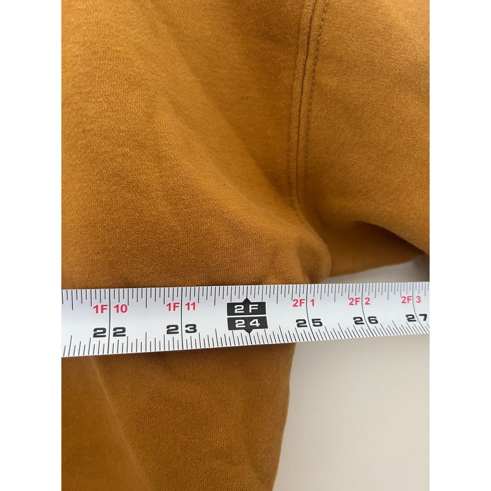 Vuori Restore Sweatshirt Women M Brown Crewneck Pullover Cropped Drawstring Hem - Picture 4 of 7